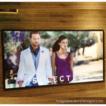 LED Aluminum Clip-on Picture Frame Ligthts Box Wall Mounted